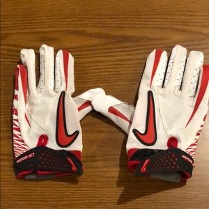 Football Glove Red Nike